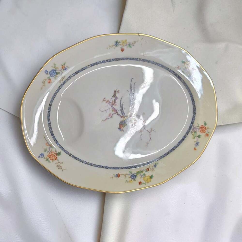 Theodore Haviland Limoges Chambord Oval Serving Platter 14 Inch
